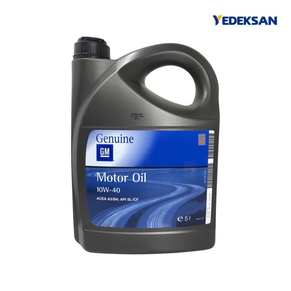 GM Genuine 10W-40 Motor Yağı 5 L – OEM 93165216